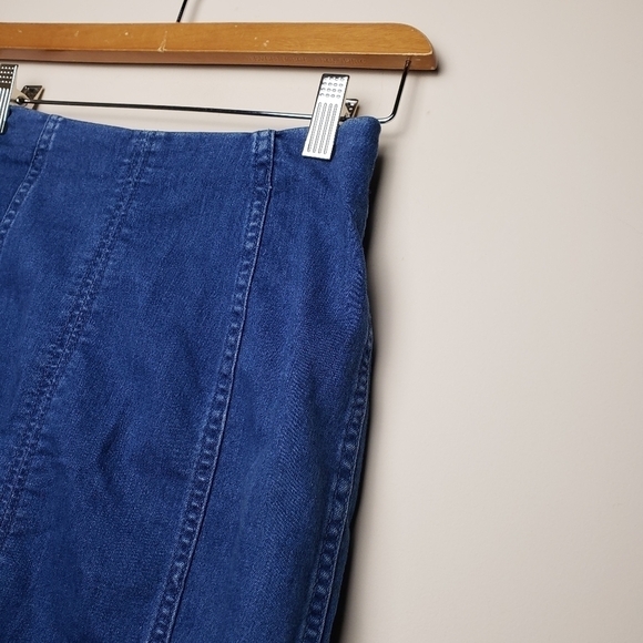 FREE PEOPLE Modern Femme Denim Micro and Ultra Mini Skirt - Picture 4 of 7